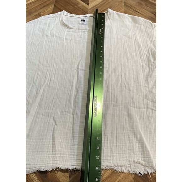 NSF Top Large Gauzy Cotton‎ Lagenlook Minimalist Oversized USA Made Petite - Picture 6 of 7